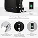 GWELL Unisex Anti Theft Single Shoulder Laptop Backpack Waterproof Coss-body Sling Bag with USB Charging Port