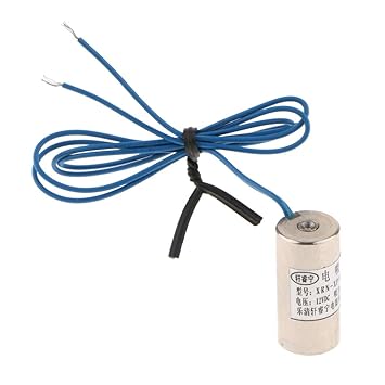 D DOLITY DC 12V 0.Haltekraft Elektrohubmagnet Solenoid Elektromagneten Aufzug Halte Für Schleifen, Ausschnitt