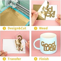 Madlie Brushed Gold Permanent Adhesive Vinyl Roll