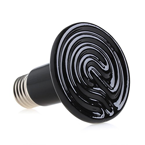 Qupida 50/75/100/150/200 Watt Basking Spot Lamp UVA UVB Pet Reptile Breeding Infrared Ceramic Heater Bulb/Lamp/Light for Reptile and Amphibian Use(100 Watt) - Thumbnail 5