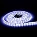 SUPERNIGHT DC12V 5M 16.4Ft Cool White 5050SMD 300LED Waterproof Flexible LED Light Strip Lamp White Tape Version