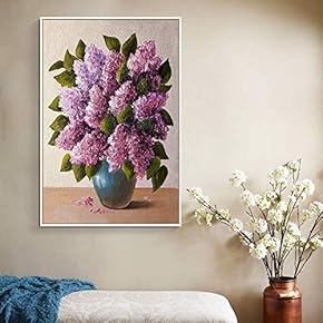 Floating Framed Canvas Wall Art for Living Room, Bedroom Vintage Vase Canvas Prints for Home Decoration Ready to Hang - 16x24 inches