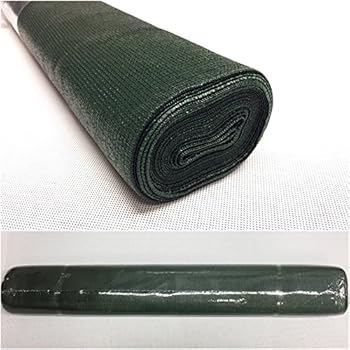 iDeal Fabrics Outdoor Shade Cloth - 5'-8" x 20' - UV Protection - Shade Fabric (Green)