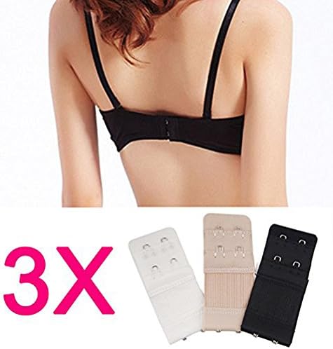 Gotobuy Bra Extender, 2 Hook Ladies Bra Extension Strap Underwear Strapless