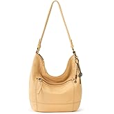 The Sak Sequoia Hobo Bag - Premium Large Leather Women's Handbag for Everyday & Travel - Durable Purse With Zipper Pocket