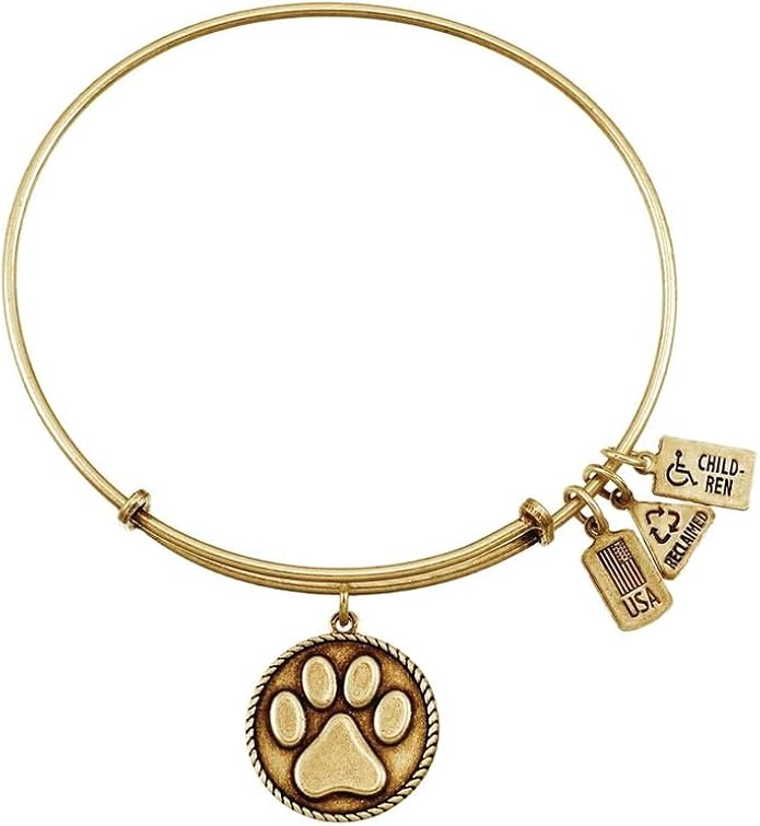 Wind and Fire Expandable Bangle Paw Print