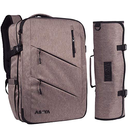 Asaya Chef Knife Backpack with 20 Pocket Knife Roll Bag Over 30