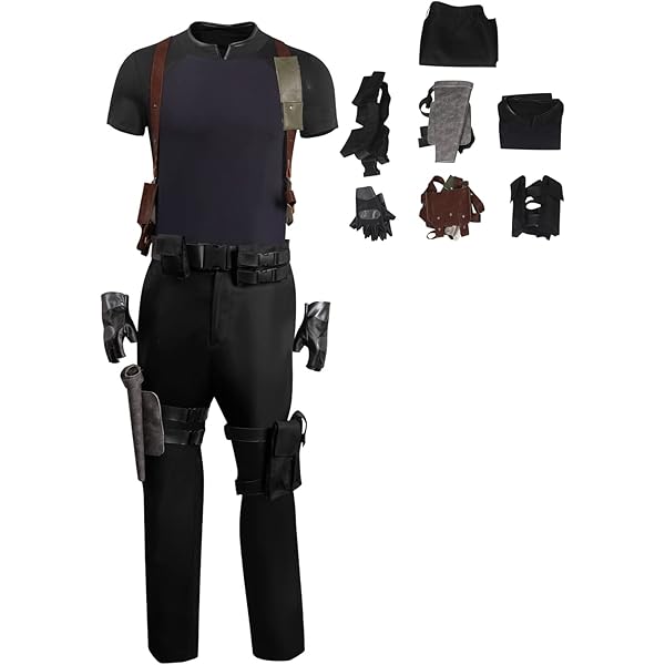 Men's Resident RE6 Evil Leon S Kennedy Leather Jacket | Motorcycle