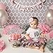 48PCS Double Sided Pink Elephant Cupcake Toppers It Is A Girl Pink Elephant Baby Shower Decoration for Girl Cupcake Picks Birthday Party Supplies