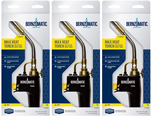 Bernzomatic TS8000 - High Intensity Trigger Start Torch - 3 Pack