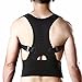 CFR Magnetic Therapy Posture Corrector Back Brace Support Belt NO Slouching-Fully Adjustable Back Brace-for Lower and Upper Back Pain,Black,Large