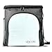 Extra Large (10”x8”x10”) Cooler Insulated Lunch Bag with Front Side Pockets Adjustable Shoulder Strap For Men, Women, Adults, Kids, Camping, Picnic, Work, School, Outing, Sports, Travel, Black&Gray
