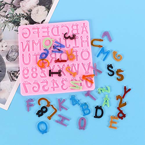 Letters Siliconen Mallen Nummer Alfabet Patroon Siliconen Mal voor DIY Chocolade Fondant Taart Decoratie voor DIY… - Afbeelding 3
