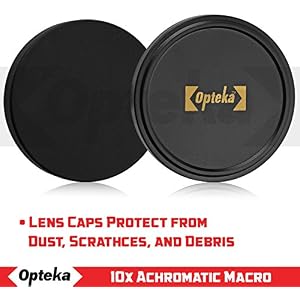 Opteka Achromatic 10x Diopter Close-Up Macro Lens for Canon EOS 80D, 70D, 60D, 50D, 1Ds, 7D, 6D, 5D, 5DS, T6s, T6i, T6, T5i, T5, T4i, T3i, T3 and SL1 Digital SLR Cameras (Fits 52mm and 58mm Threads)