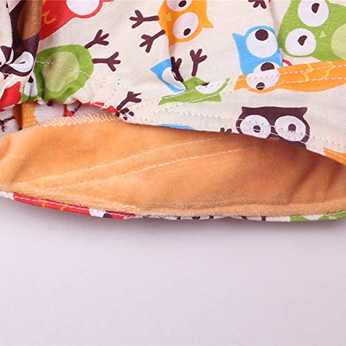 QiaTi Women Scrub Hats with Sweatband Adjustable Cotton Bouffant Cap Doctor Scrub Cap Free Size (Fashion 1) - Thumbnail 2