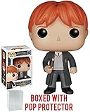 Funko Pop! Movies: Harry Potter - Ron Weasley #02 Vinyl Figure (Bundled with Pop Box Protector Case)