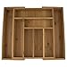 Zenware Extendable Bamboo Drawer Organizer for Kitchen Utensils