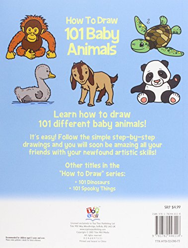 How to Draw 101 Baby Animals (Step by Step Drawing Book) - Buy Online