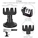 MYNER Sucker-Style Knife Sharpener,Vacuum fixation,3 Grinding Points,black