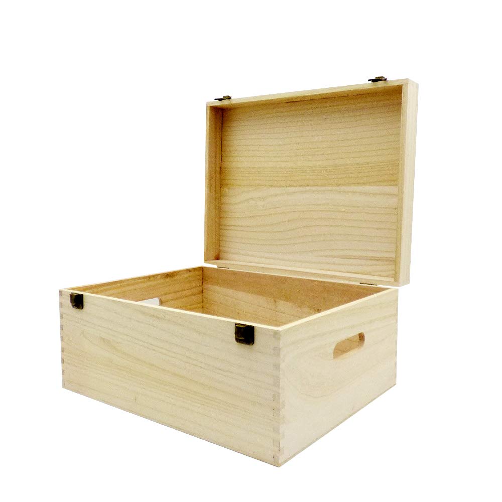 hinged toy box