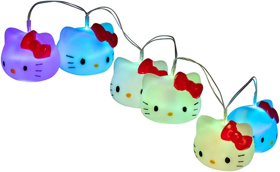 TEKNOFUN 811316 Hello Kitty Fairy Lights, White