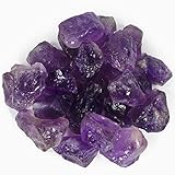 Hypnotic Gems Materials: 1 lb Amethyst Stones "AAA" Grade Large Chunk from Brazil - Raw Natural Rough Crystals for Cabbing, Tumbling, Lapidary, Polishing, Wire Wrapping, Wicca & Reiki Crystal Healing