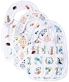 aden + anais snap bibs 3 pack, paper tales