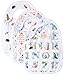 aden + anais snap bibs 3 pack, paper tales