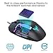 Xceahu Gaming Mouse, Blade Hawks Wired Gaming Mouse PC Computer 4000 DPI Adjustable, 8 Buttons, LED Backlight for Pro Gamer Win 10/8/7/XP Vista Mac OS(X5)