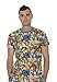 The Simpsons Multi Character Collage Blue T-Shirt Tee (Adult Medium)
