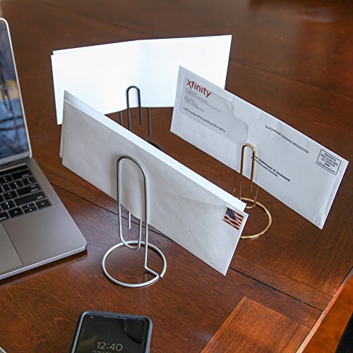 HomeX Jumbo Desk Paper Clip Memo Holder & Organizer, Perfect Office