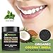 P & J Health Teeth Whitening Coconut Activated Charcoal Powder Natural Mint Flavor (1.4 Oz)