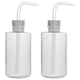 stonylab Chemical Wash Bottle, 2-Pack Plastic