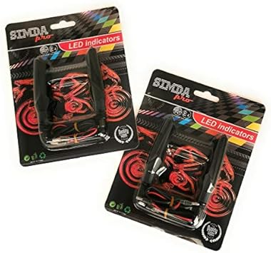 4 Stk E Mark Led Motorrad Blinker Lauflicht Sequentiell Laufeffekt Universal Quad Atv Roler Lauflichtblinker Super Optik Und Schon Hell Wasserpruf Ip67 Ece V5 E Prufzeichen Amazon De Auto