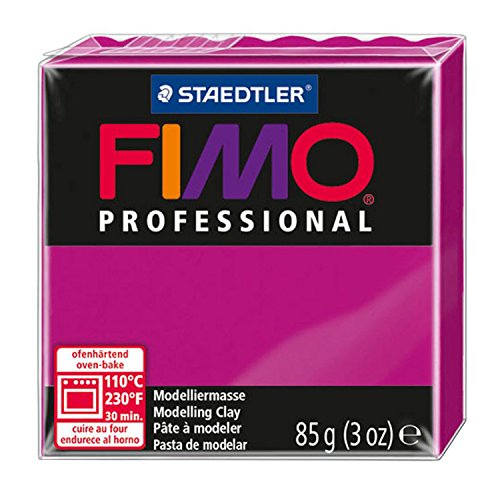 Staedtler Fimo Professional Soft Polymer Clay, 3-Ounce, True Magenta