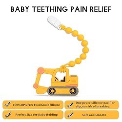 Baby Food Grade Silicone Carrier Vehicle Teether