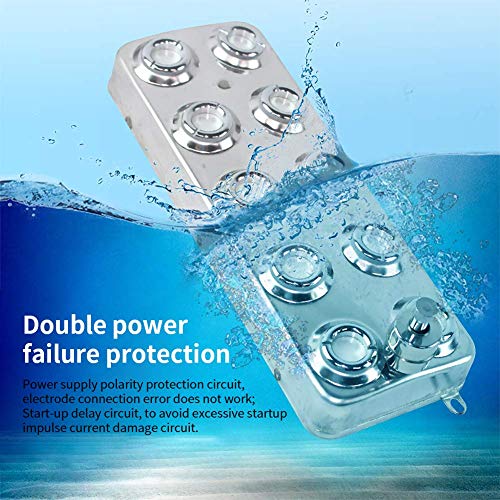 Bespick Mist Maker Fogger 10 Head Pond Fogger Humidifier Ultrasonic Atomizer Spray Producer Water Fountain Pond Fog Machine for Gardening Swimming Pool Greenhouse Hydroculture (Included Transformer)