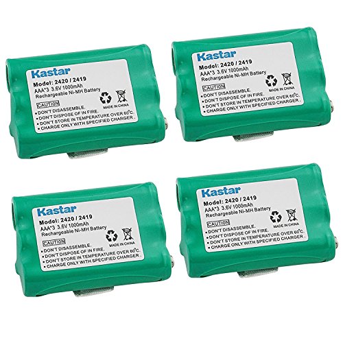 Kastar AT2419 Cordless Battery 41 Pack), Ni-MH 3.6V 1000mAh, Replacement for AT&T 1215 1225 1231 2115 2120 2125 2231 2419 2420 2715 2725 2820 282H 5630 5633 5815 5915 5925