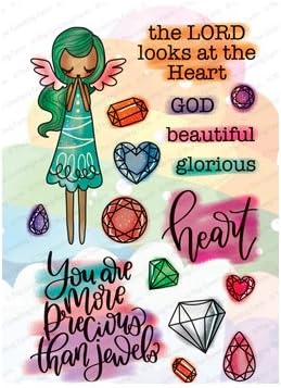 The Greeting Farm Clear Stamp Set - Precious