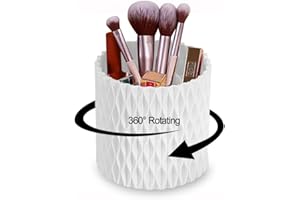 Rotating Large Desk Pen Holder Cute 5 Slots Pencil Rotating Organizer 360-Degree Office Organizers Versatile Home and Classro