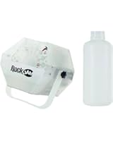 RockJam BB-AC-2 Lightshow Bubble Machine with Built-In LED Lights & 1 Liter of Bubble Liquid