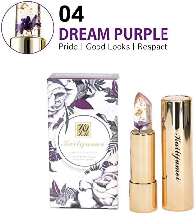 [Limited Edition] Kailijumei flower jelly lipstick, Temperature Change Moisturizer flower lip stick, DREAM PURPLE By BeautyFully.