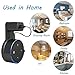 Echo Dot Wall Mount Hanger Stand for Dot 2nd Generation Case Hardware Brackets Hanger Stand Holder Compact Plug in Kitchens Bathroom (Black)
