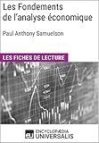 Image de Les Fondements de l'analyse économique de Paul Anthony Samuelson: Les Fiches de lecture d'Universalis (French Edition)