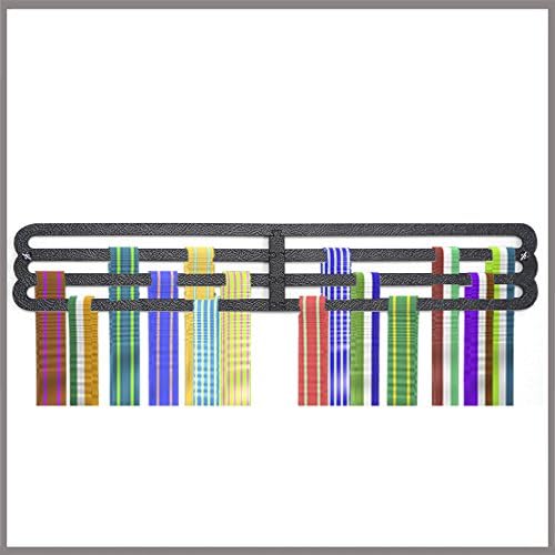 The Runners Wall Triple Tier Polypropylene Medal Hanger Display