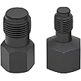 2PCS Oxygen Sensor Thread Chasers M18 x 1.5mm and M12 x 1.25mm thread chasers with 3/8” drive to clean and repair damaged thr