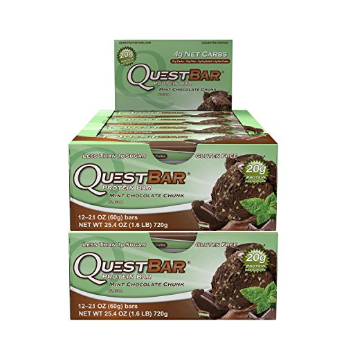 image for Quest Nutrition Protein Bar Mint Chocolate Chunk. Low Carb Meal Replac