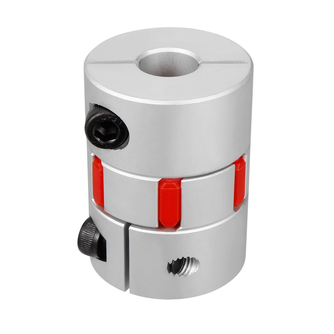 sourcingmap 14mm to 19mm Shaft Plum Shaped Coupling Coupler 40mm Diameter 55mm Length