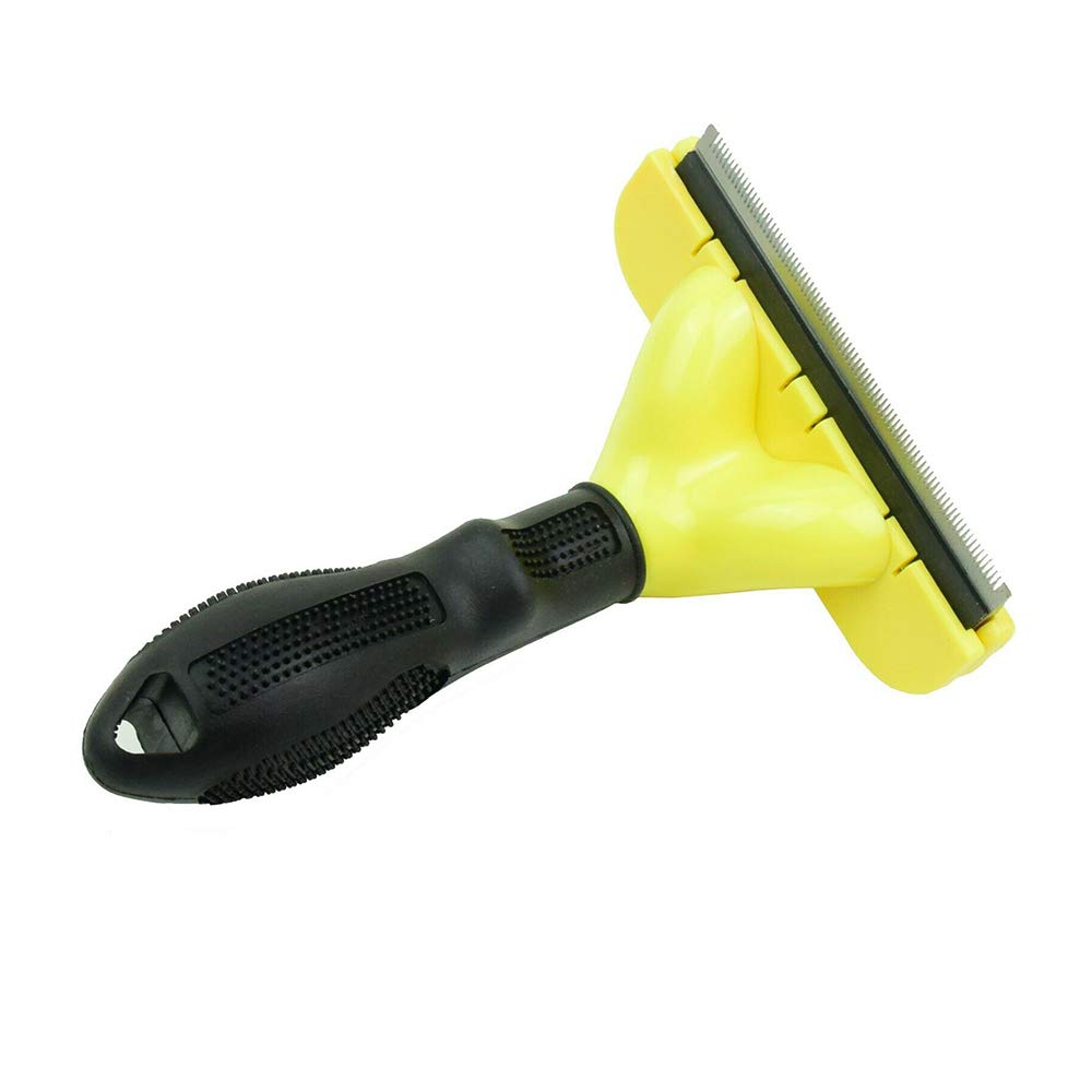 Pet Dog Cat Hair Fur Deshedding Shedding Trimmer Grooming Rake Comb Brush Tool