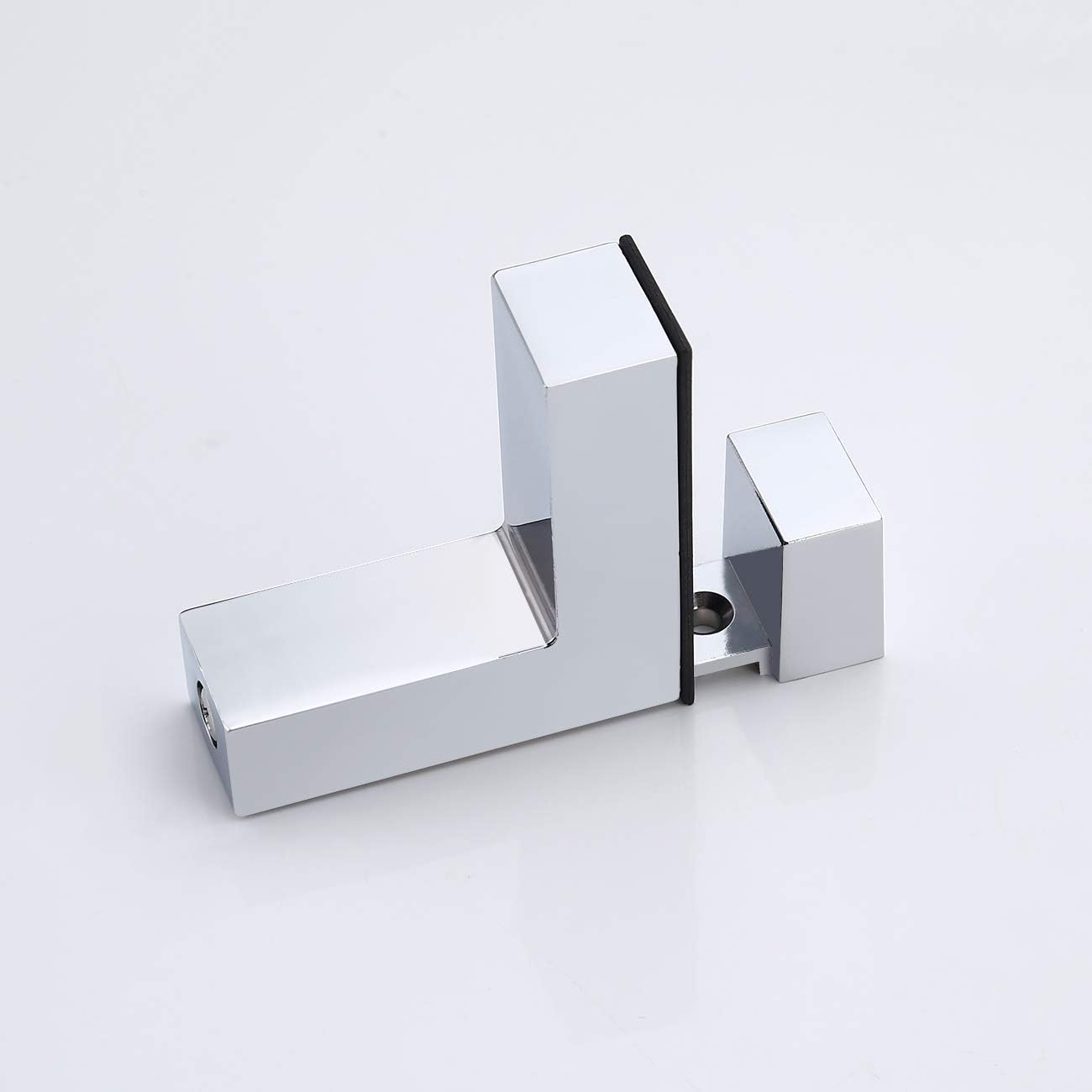 KES Bathroom Wall Shelf 16 Inch Glass Shelf Tempered Glass Shelf Polished Chrome Finish, BGS3201S40: Kitchen & Dining